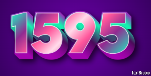 1595 Texteffekt