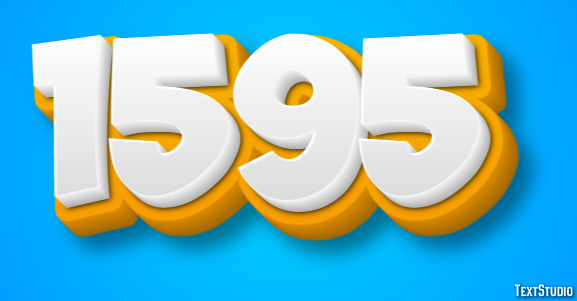 1595 Texteffekt