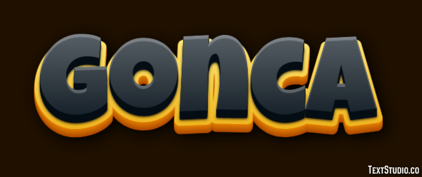 Gonca Efeito de texto