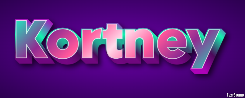 Kortney Text Effect