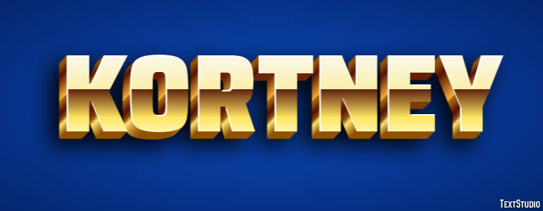 Kortney Text Effect