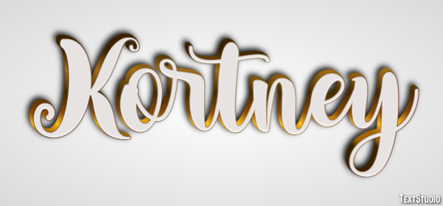 Kortney Text Effect
