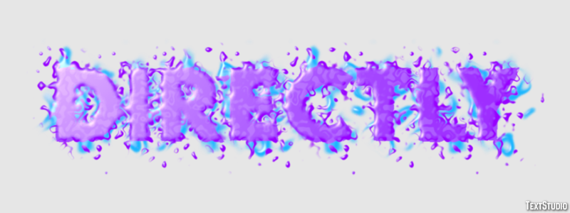 Directly Texteffekt