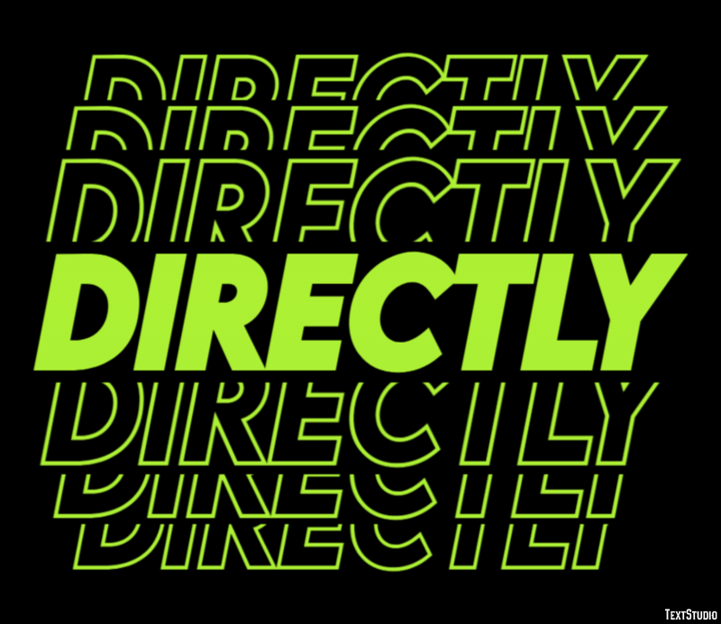 Directly Text Effect