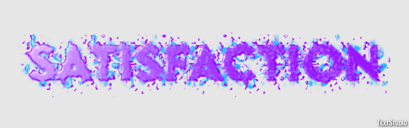 Satisfaction Effet de Texte