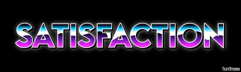 Satisfaction Text Effect
