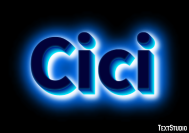 Cici Efecto de Texto