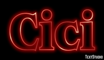 Cici Efecto de Texto