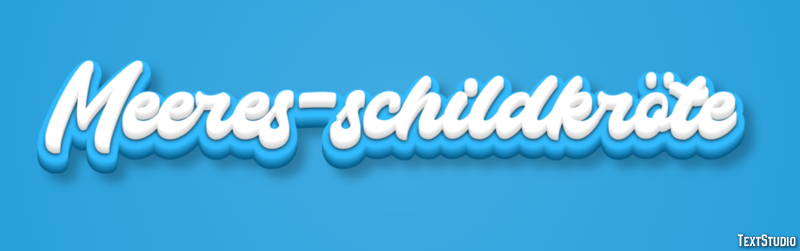 Meeres-schildkröte Texteffekt