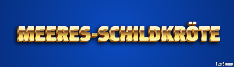 Meeres-schildkröte Texteffekt