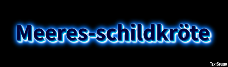 Meeres-schildkröte Texteffekt