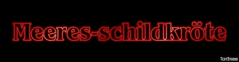 Meeres-schildkröte Texteffekt