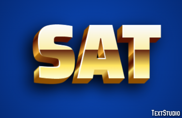 Sat Efeito de texto