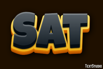 Sat Efeito do texto