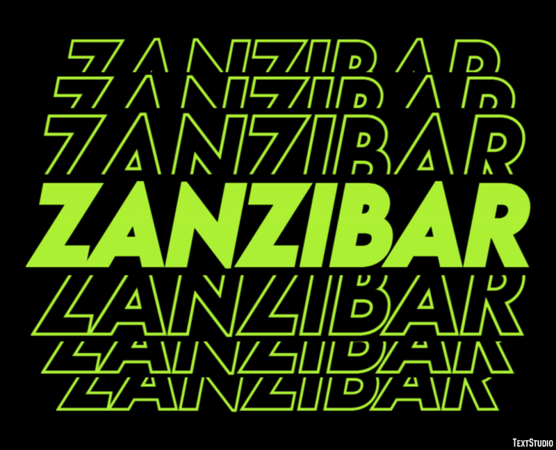 Zanzibar Efekt tekstowy