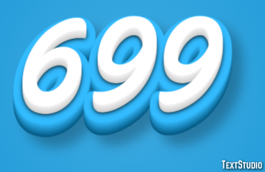 699 Efekt tekstowy