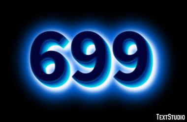 699 Efekt tekstowy