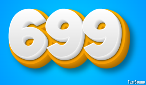 699 Efekt tekstowy