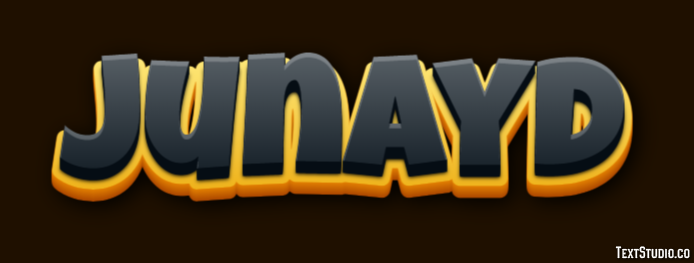 Junayd Efeito de texto
