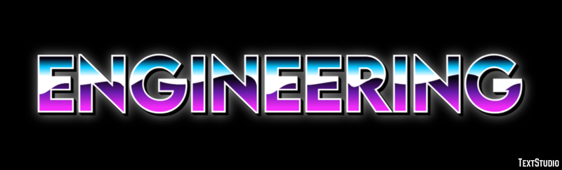 Engineering Эффект текста