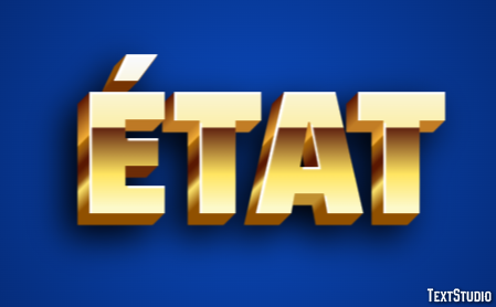 état Effet de Texte