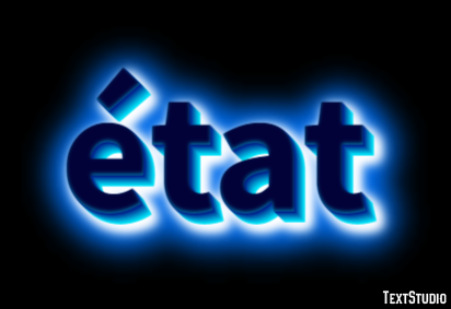 état Text Effect
