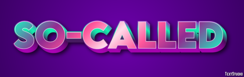 So-called Text Effect