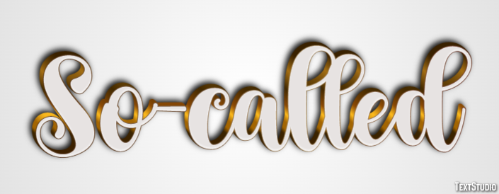 So-called Text Effect