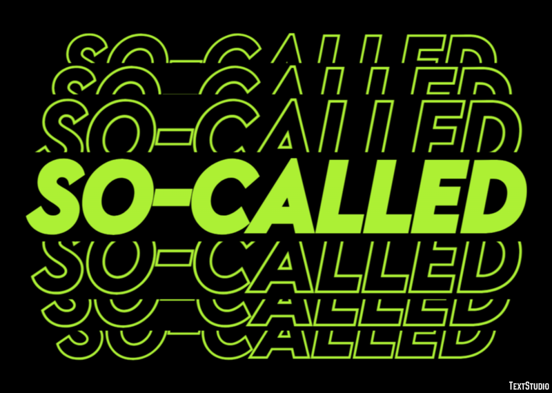 So-called Text Effect