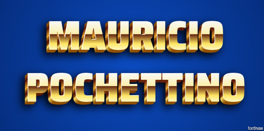 Mauricio Pochettino Text Effect