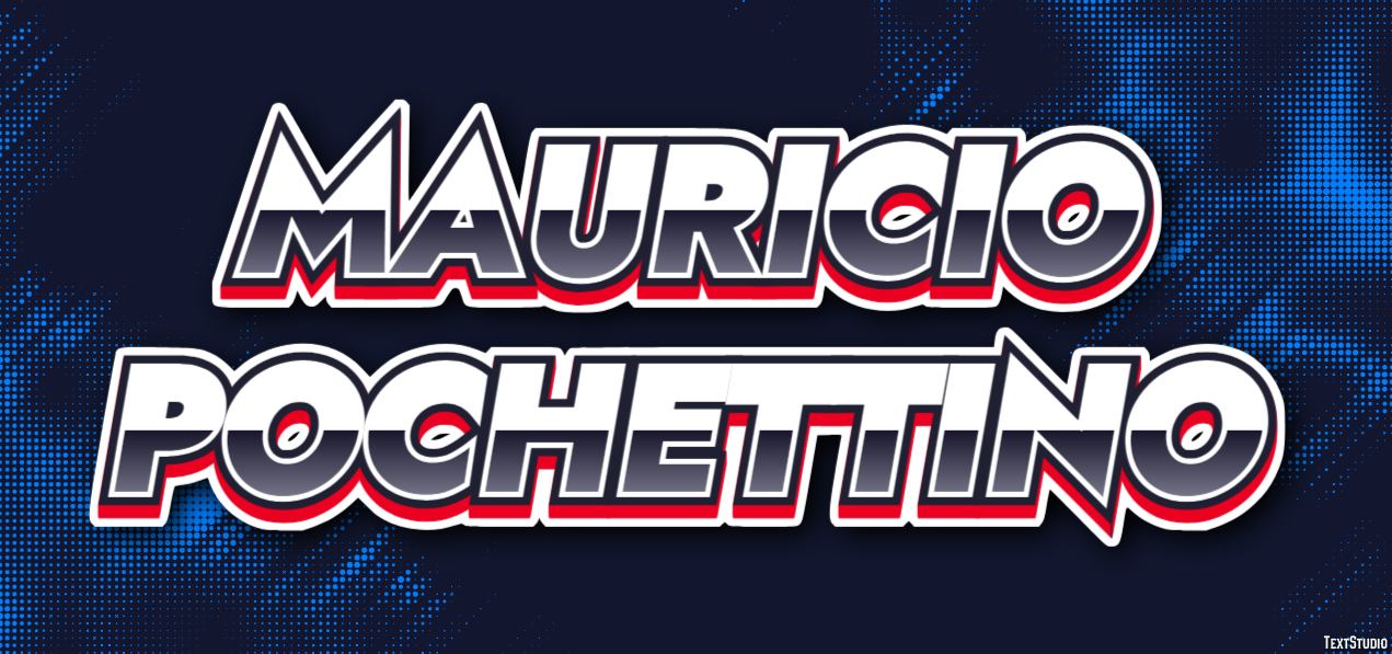 Mauricio Pochettino Efecto de texto