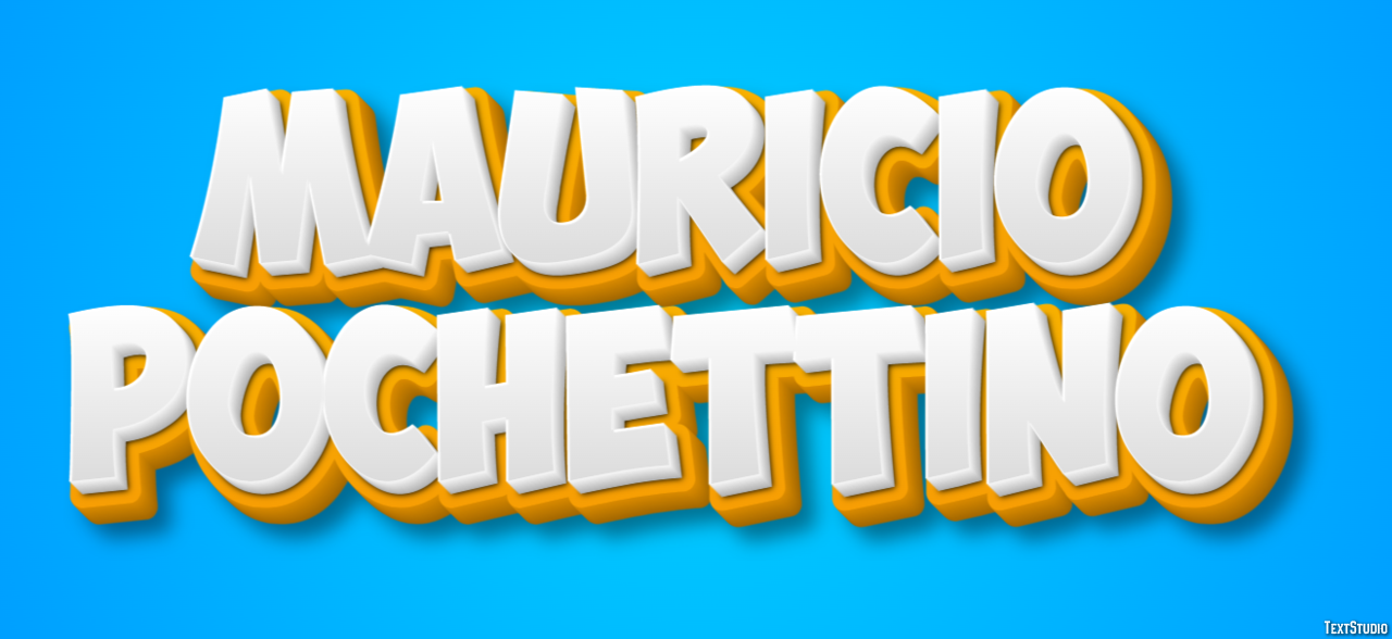 Mauricio Pochettino Text Effect