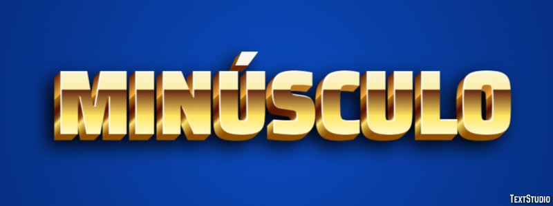 Minúsculo Efekt tekstowy