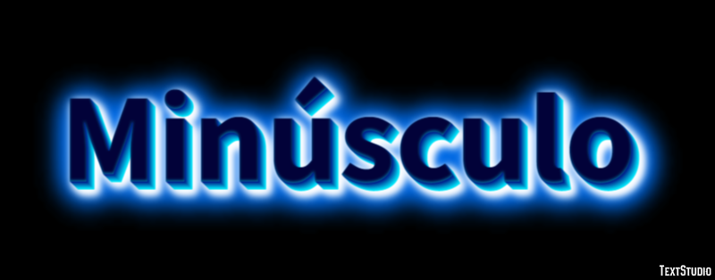 Minúsculo Efekt tekstowy