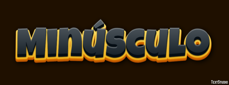 Minúsculo Efekt tekstowy