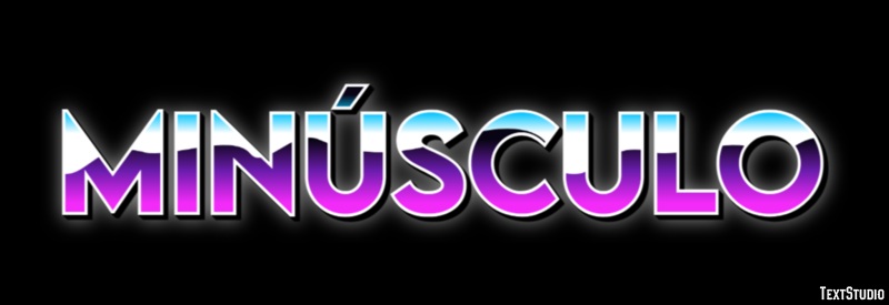 Minúsculo Efekt tekstowy