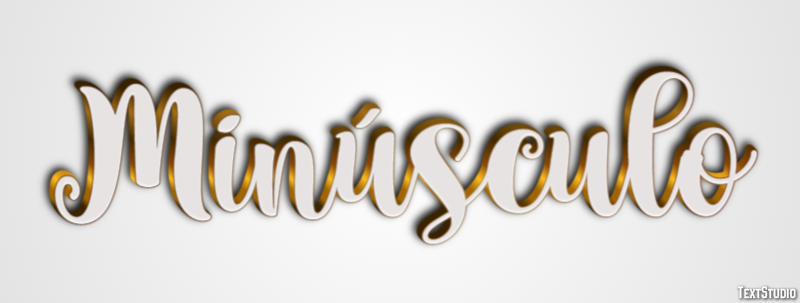 Minúsculo Efekt tekstowy