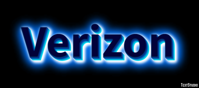 Verizon Efecto de Texto