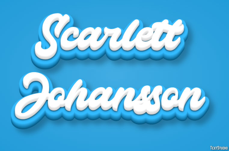 Scarlett Johansson Tekst effect