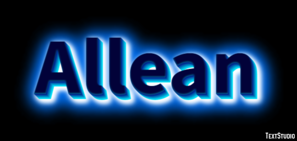 Allean Efekt tekstowy