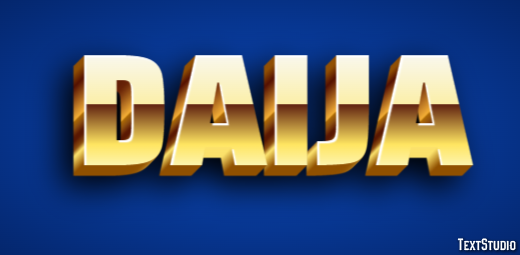 Daija Text effect