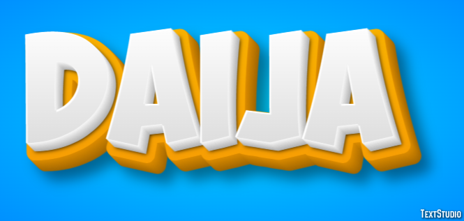 Daija Text effect