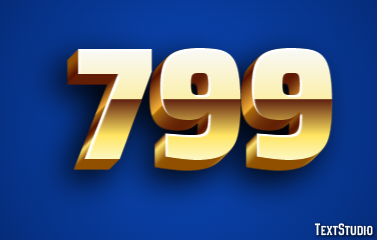799 Text Effect