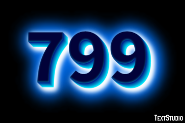 799 Text Effect