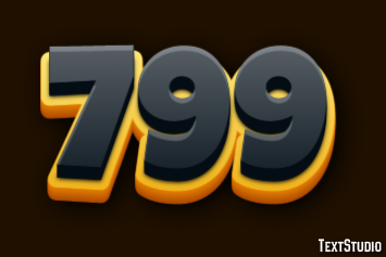 799 Text Effect