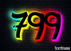 799 Text Effect