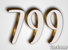 799 Text Effect