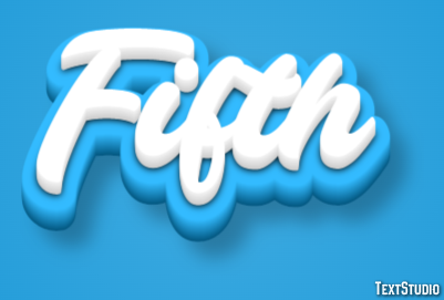 Fifth Text Effect