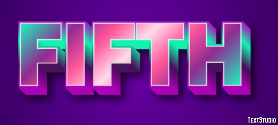 Fifth Text Effect