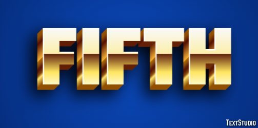 Fifth Text Effect